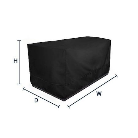 Eevelle Meridian Modular Sectional Club Chair Cover, Burgundy, 38 in L x 84 in W x 35 in H MDSSL-BRG